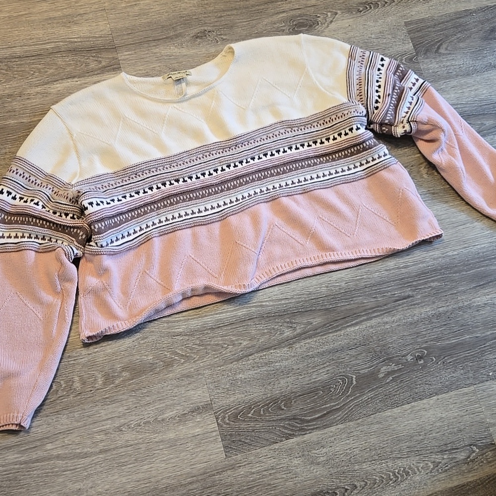 Vintage Eddie Bauer Cropped Boxy Sweater XXL
